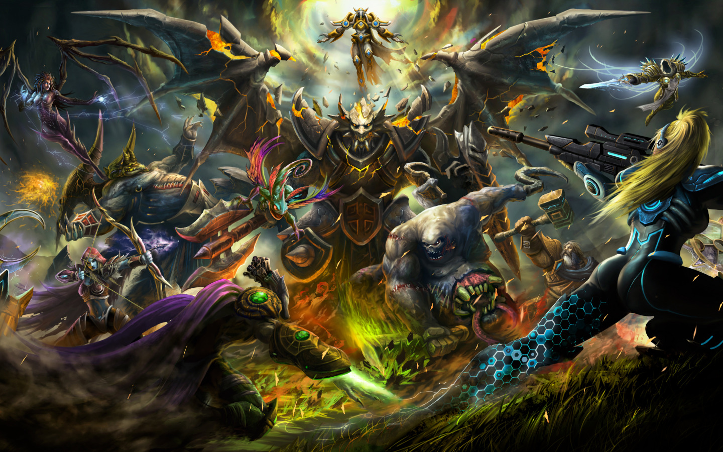 Heroes Of The Storm battle